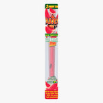 Load image into Gallery viewer, Juicy Jay&#39;s Pre-rolled Cones-2 pk, Watermelon. Front view of tube packaging, the tube is clear with Juicy Jay&#39;s logo at the top with watermelons in the background. Shop rolling papers, pre-rolled cones and smoking accessories at blueigloo.ca
