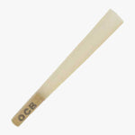 Load image into Gallery viewer, OCB Bamboo Unbleached Pre-rolled Cone-6 pk. Single cone shown, unfilled. Size: 1 1/4. Shop smoking accessories &amp; rolling papers online at blueigloo.ca
